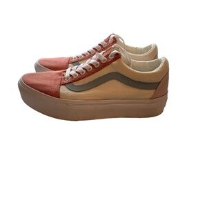 Vans OLD SKOOL PLATFORM 'TWILL - PASTEL BLOCK'